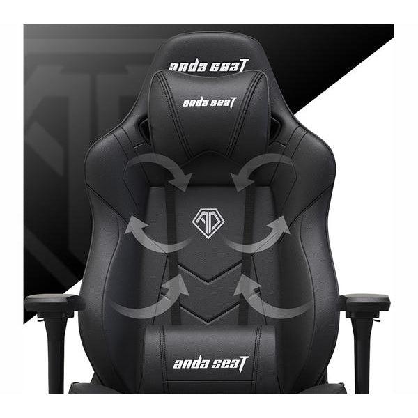 Anda Seat Dark Demon Faux Leather Gaming Chair - Black