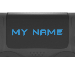 Font Choice - Blue
