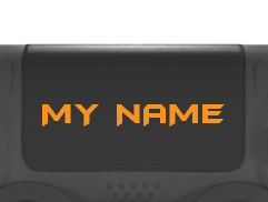 Font Choice - Orange