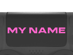 Font Choice - Pink