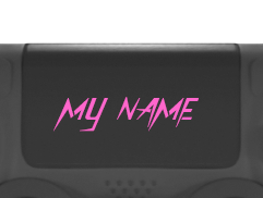 Font Choice - Pink