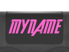 Font Choice - Pink
