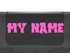 Font Choice - Pink