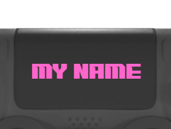 Font Choice - Pink