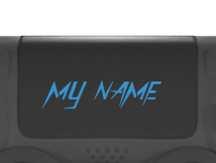 Font Choice - Blue