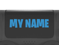 Font Choice - Blue