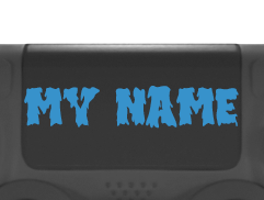 Font Choice - Blue