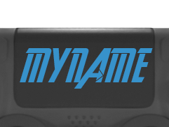 Font Choice - Blue