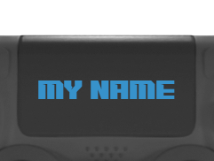 Font Choice - Blue