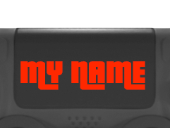 Font Choice - Red