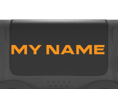 Font Choice - Orange