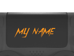 Font Choice - Orange
