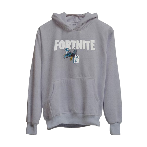 Fortnite Gamer Battle bus Hoodie - Grey - Unisex - Available in multiple sizes