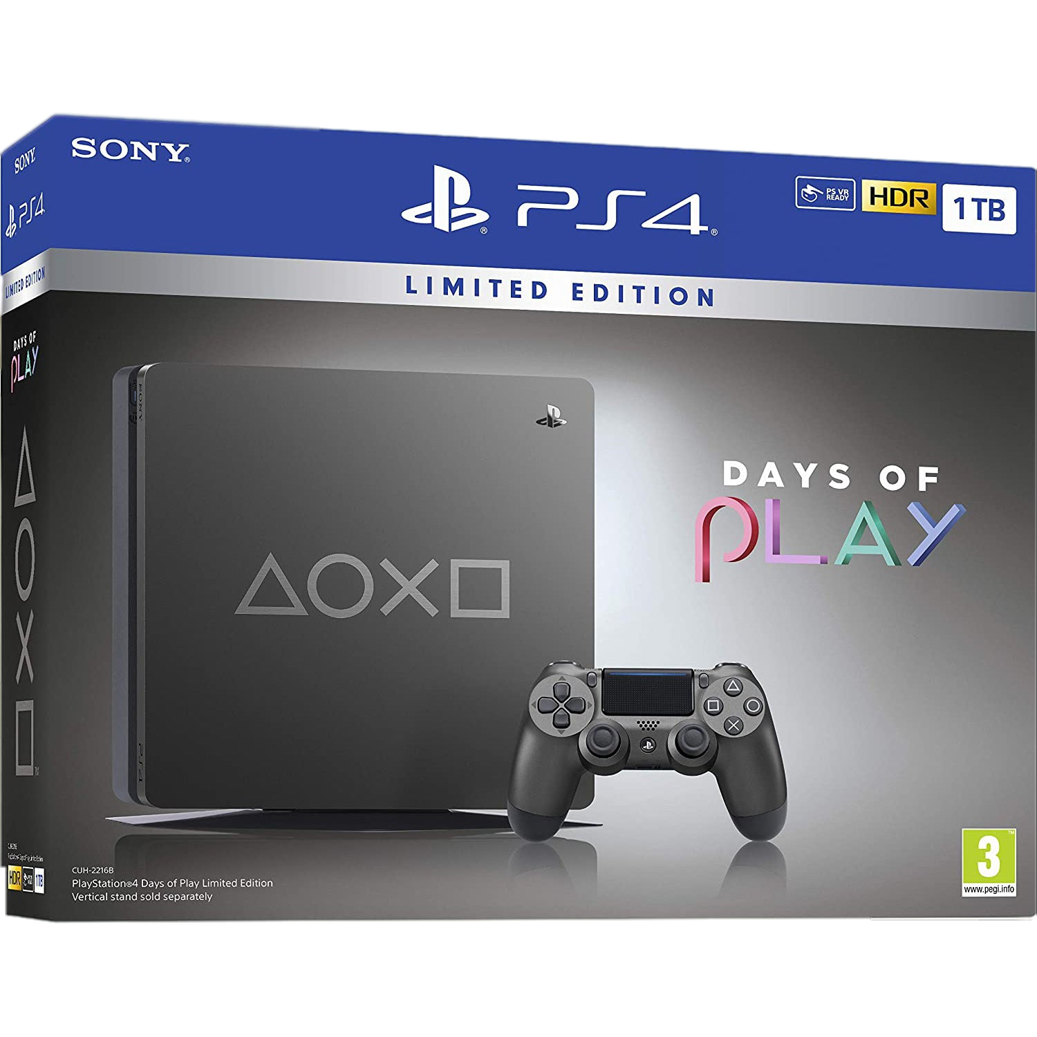 Days Play Limited Edition Steel 1TB PS4-