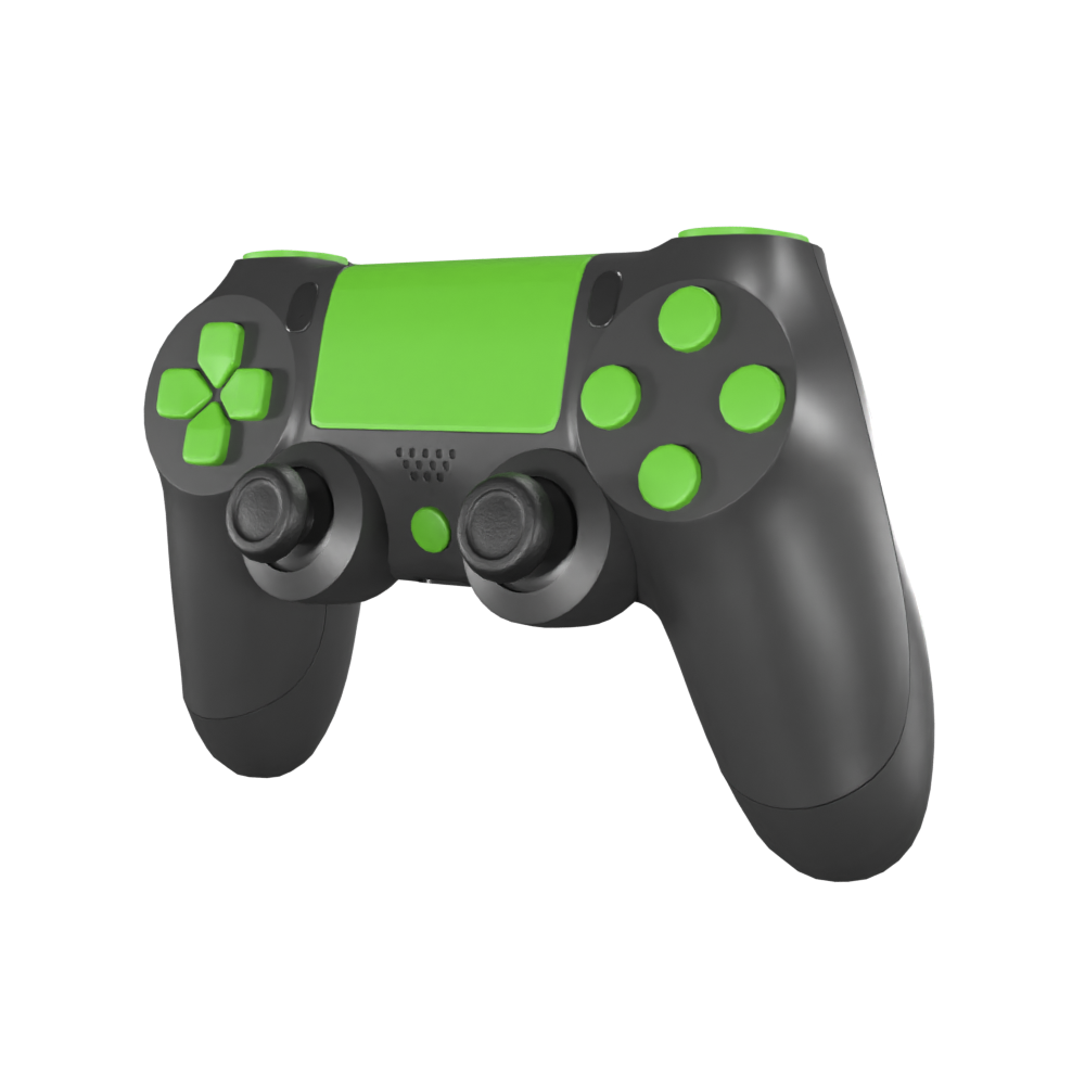 PlayStation-4-Controller-Dark-Series-Green-Edition-Custom-Controller-2