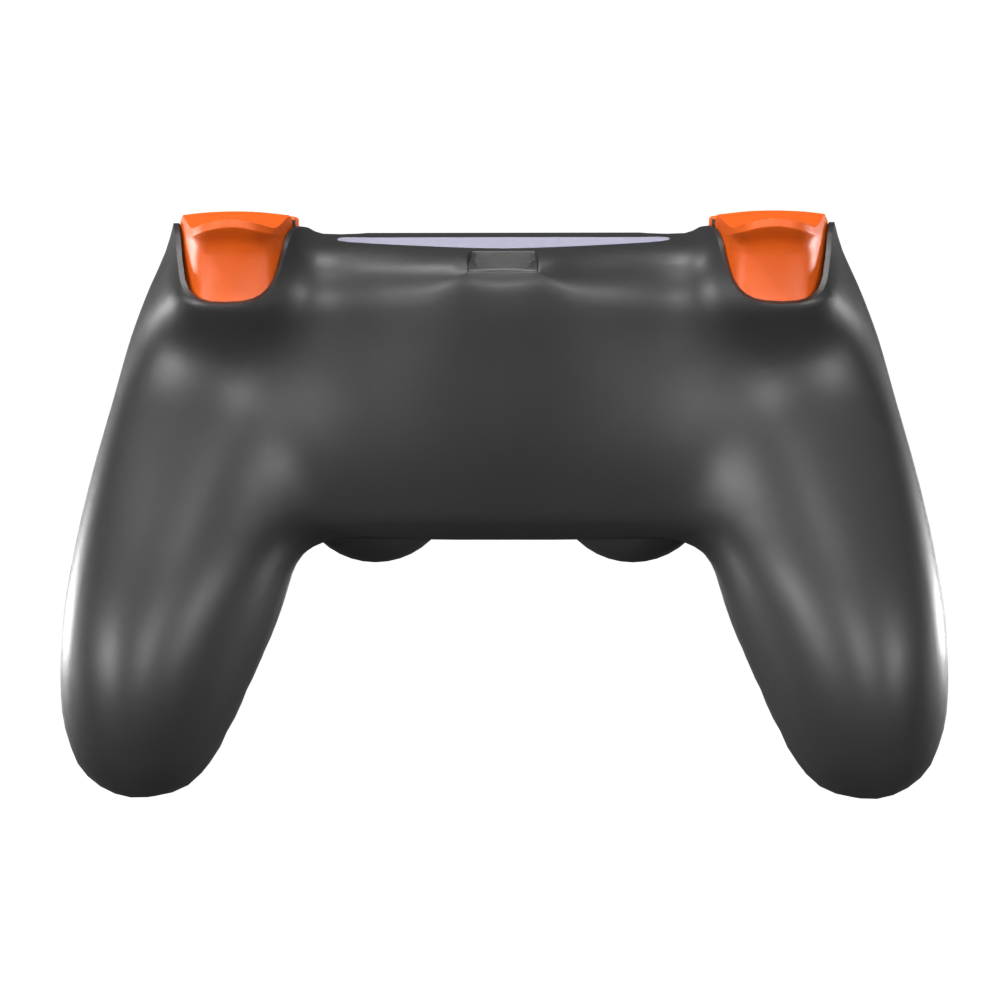 PlayStation-4-Controller-Dark-Series-Orange-Edition-Custom-Controller-4