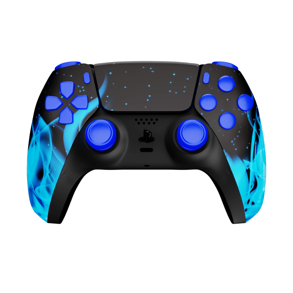 PlayStation-5-DualSense-PS5-Custom-Controller-Blue-Flame-Edition