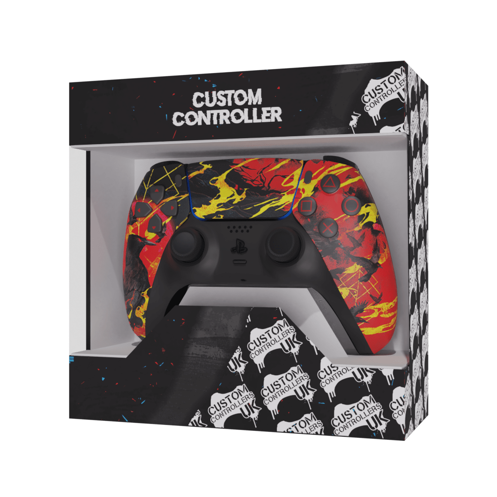 PlayStation-5-DualSense-PS5-Custom-Controller-Red-Raven-Edition-5
