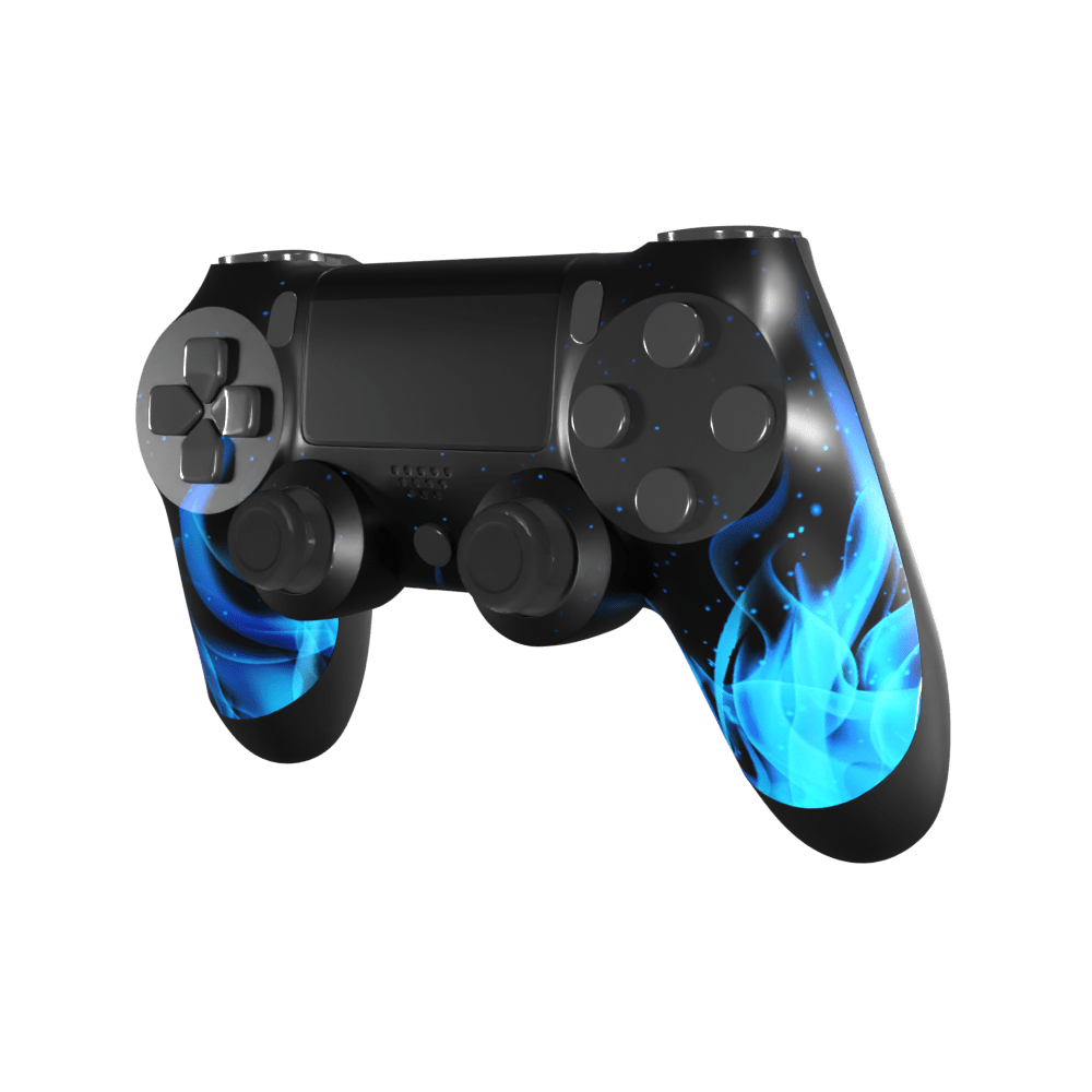 Playstation-4-Controller-Blue-Flame-Edition-Custom-Controller-2