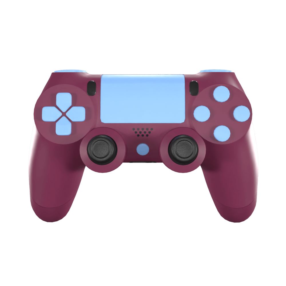 Playstation-4-Controller-Claret-and-Blue-Edition-Custom-Controller