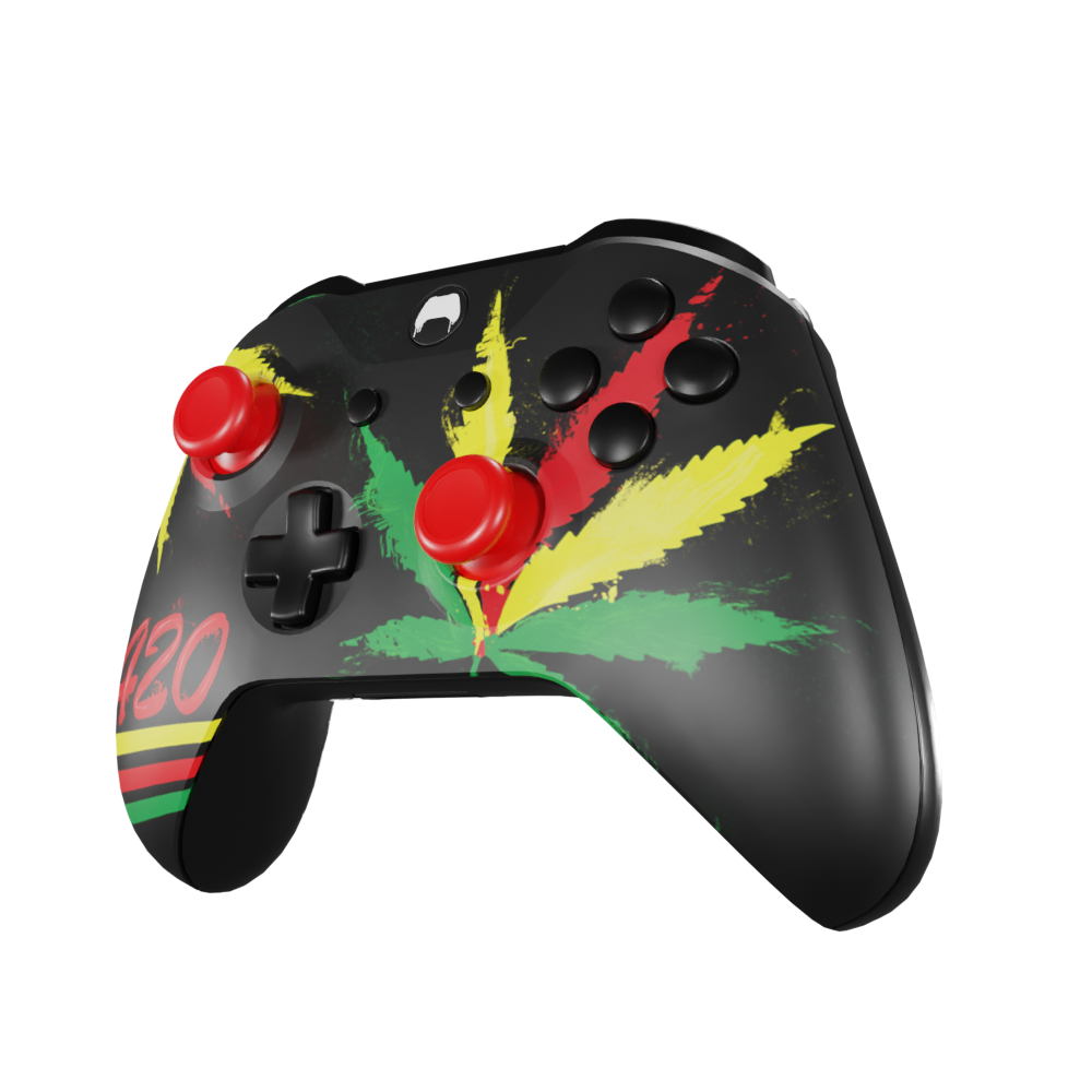 Xbox-One-S-Controller-420-Edition-Custom-Controller-2