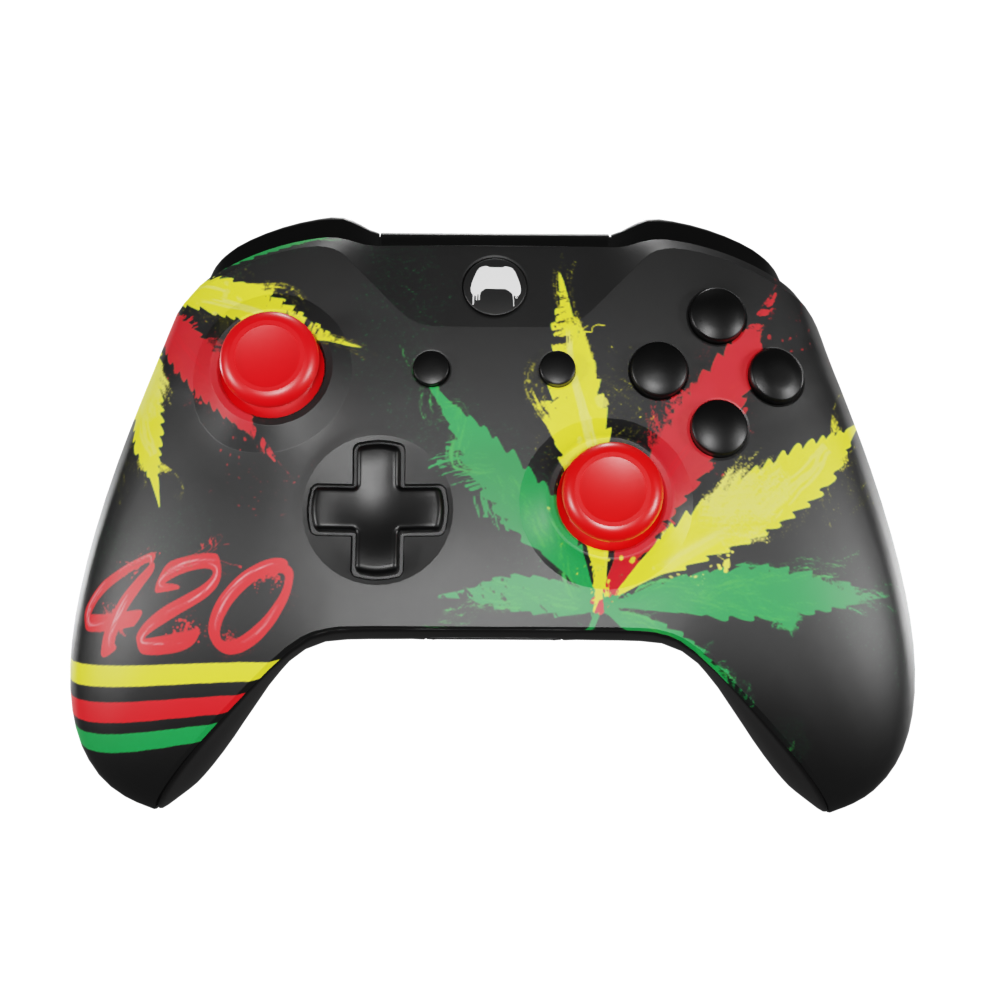 Xbox-One-S-Controller-420-Edition-Custom-Controller