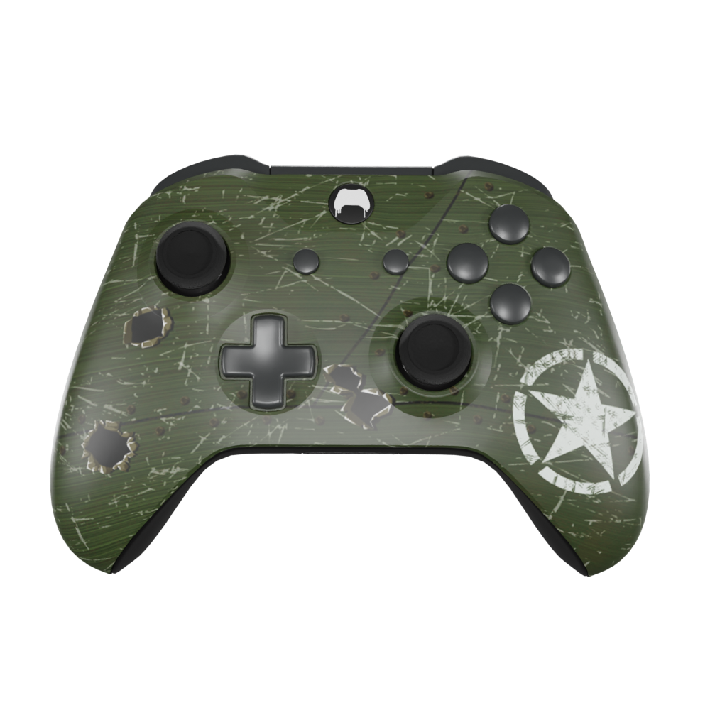 Xbox-One-S-Controller-Green-Military-Edition-Custom-Controller
