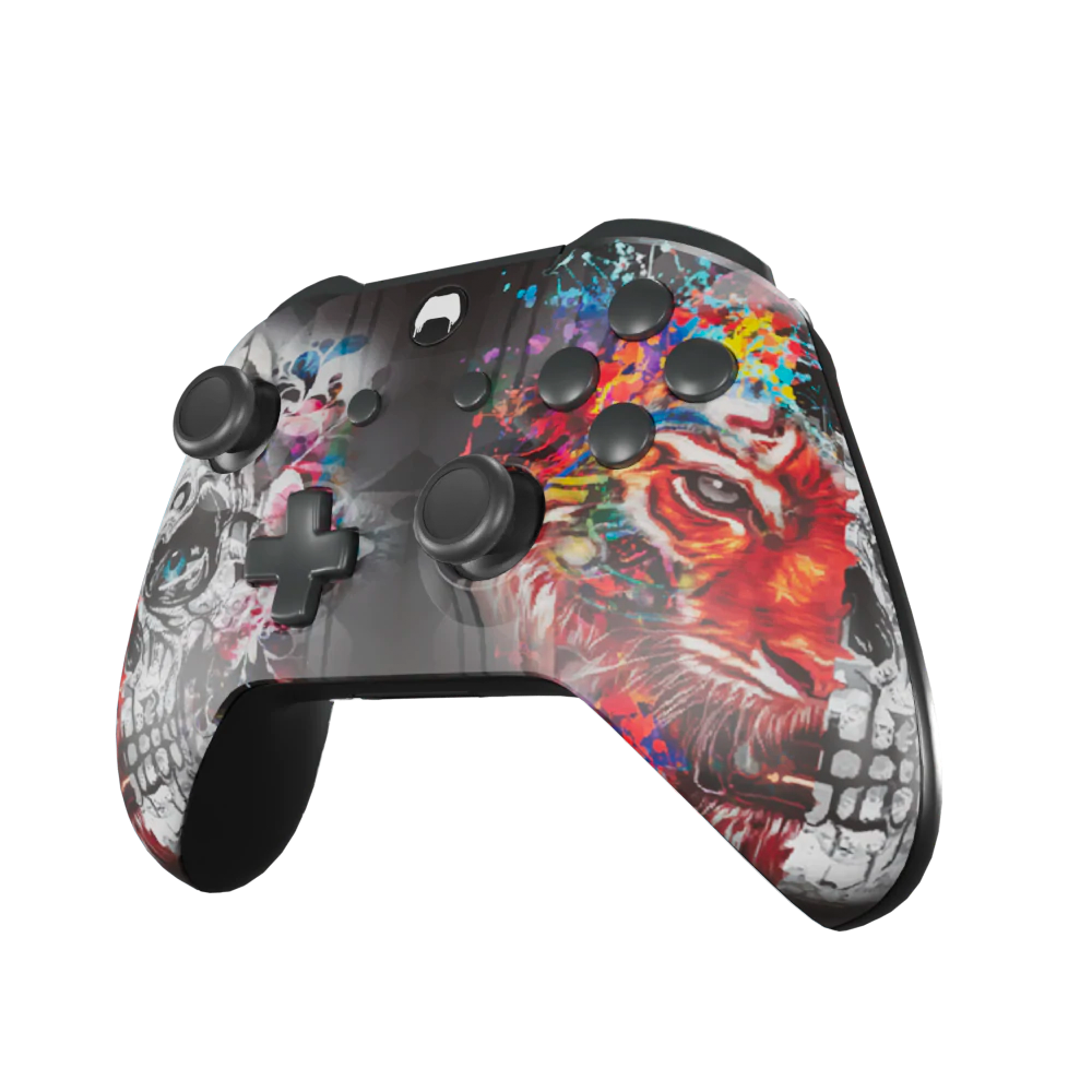 Xbox-One-S-Controller-Tiger-Skull-Edition-Custom-Controller-2