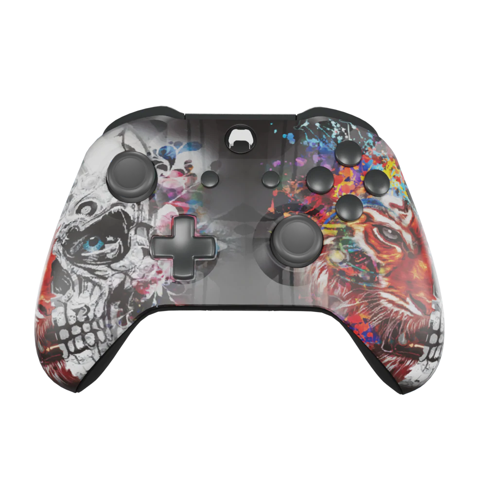 Xbox-One-S-Controller-Tiger-Skull-Edition-Custom-Controller
