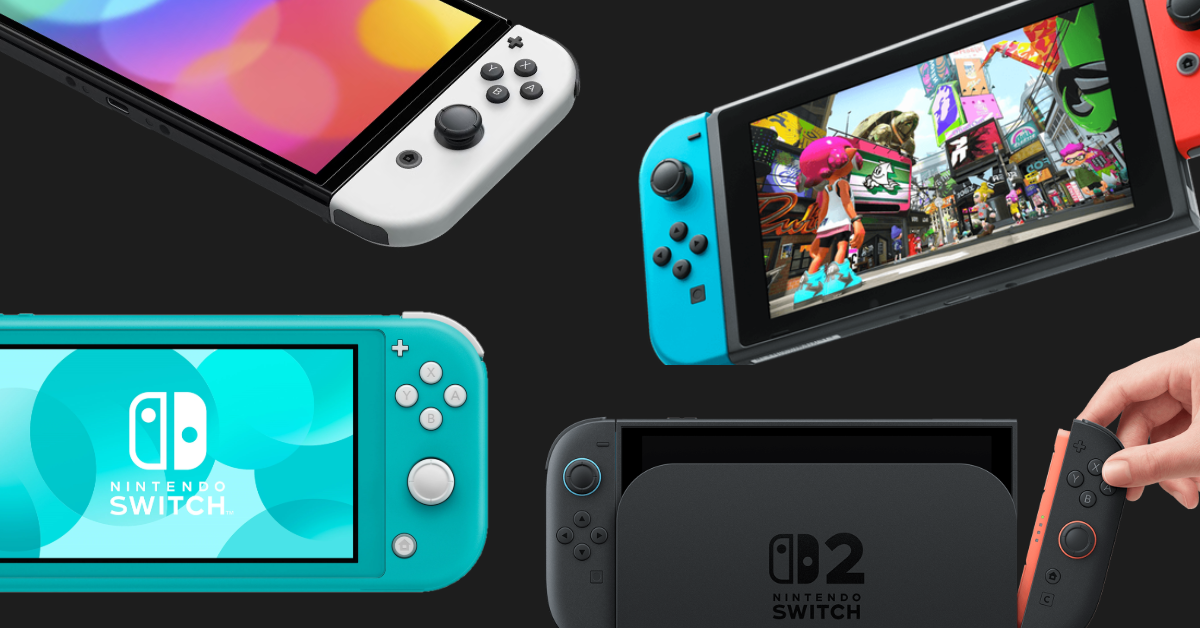 Nintendo Switch Console Comparison