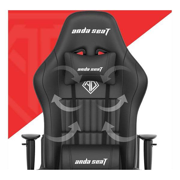 Anda Seat Jungle Series Faux Leather Gaming Chair - Black