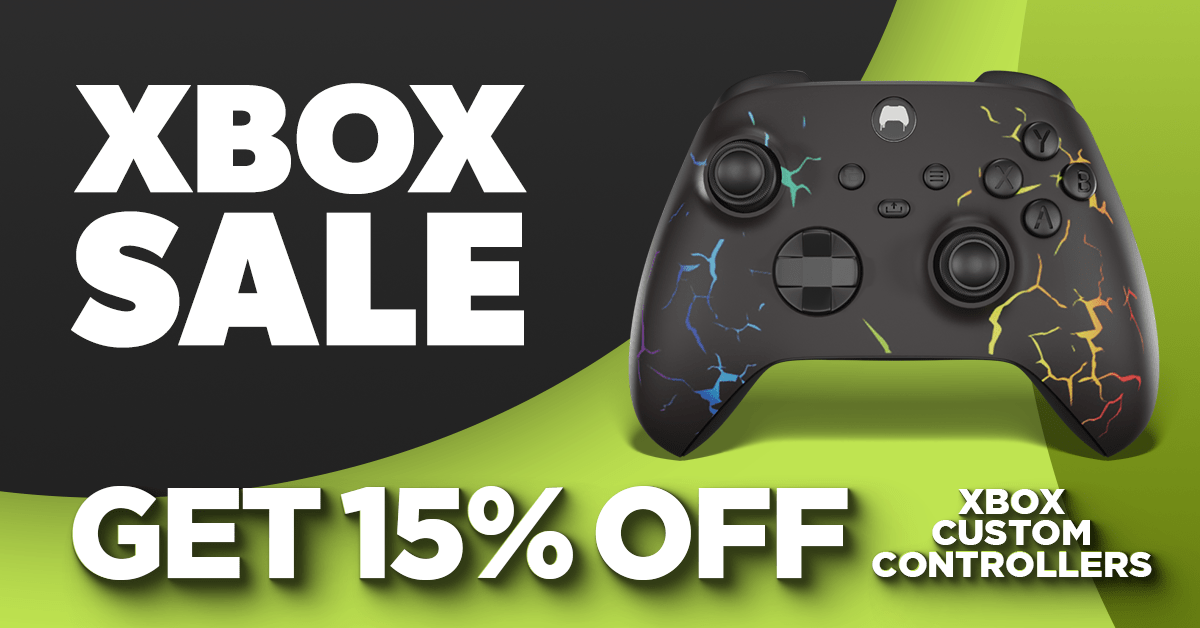 XBOX SALE - 15% OFF XBOX CUSTOM CONTROLLERS - MOBILE