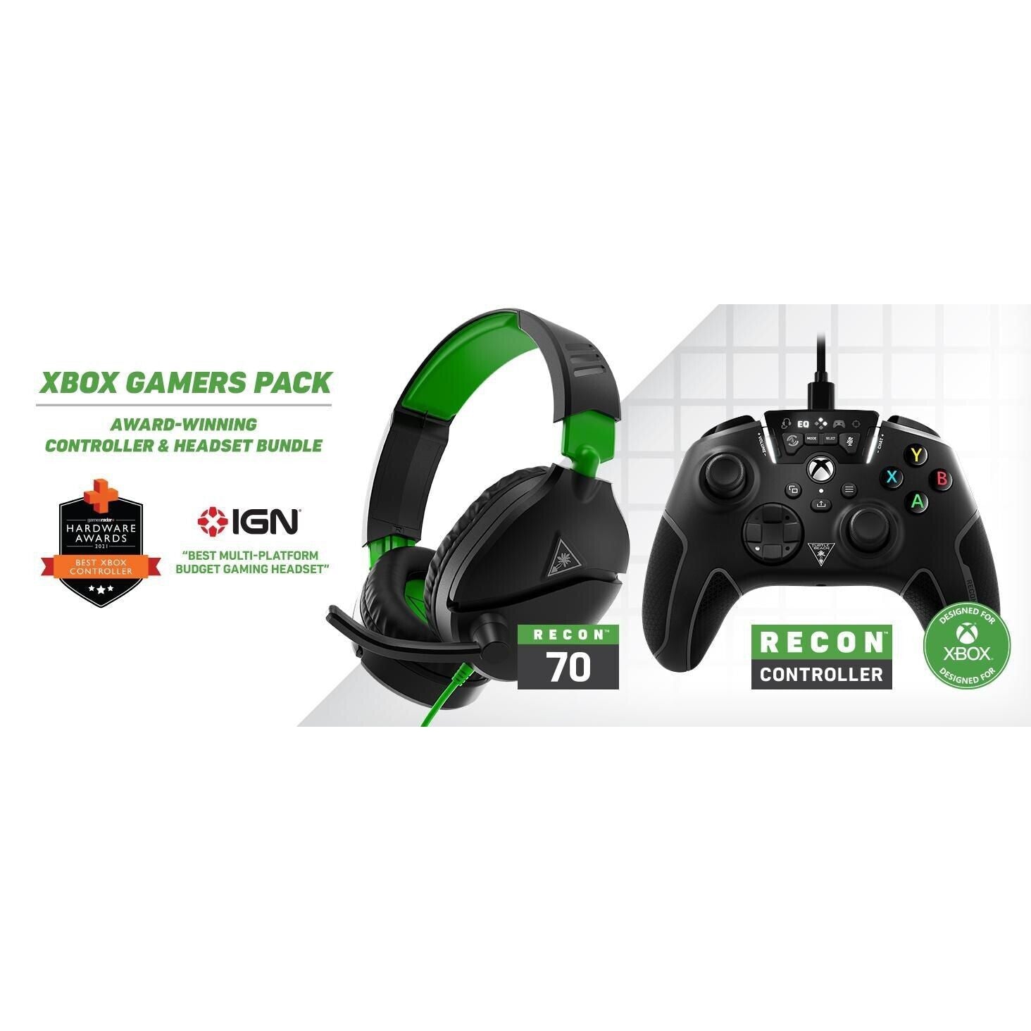 Turtle Beach Xbox & PC Gaming Headset & Controller Bundle - Refurbished Excellent