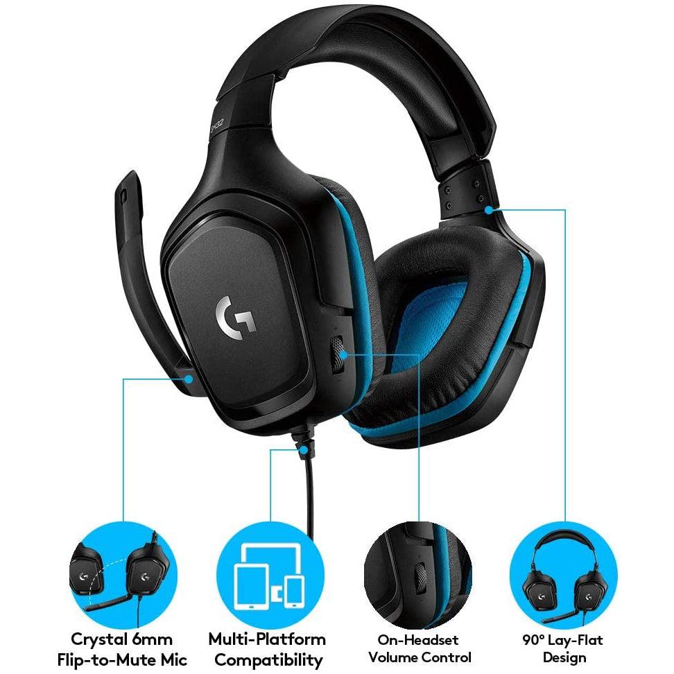 Logitech-G432-Wired-Gaming-Headset-7_1-Surround-Sound-New-6