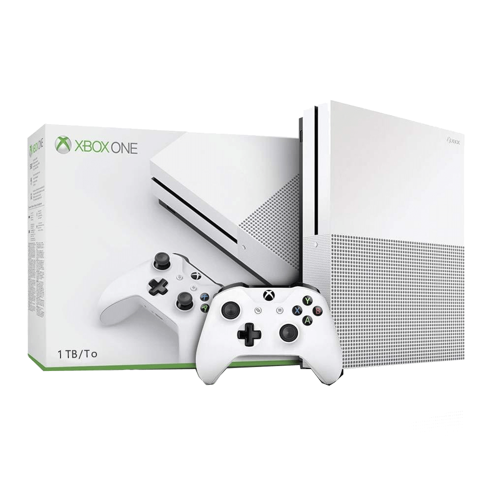 Microsoft Xbox One S 1TB Gaming Console Gray with Wireless Controller  -Manufacturer Refurbished