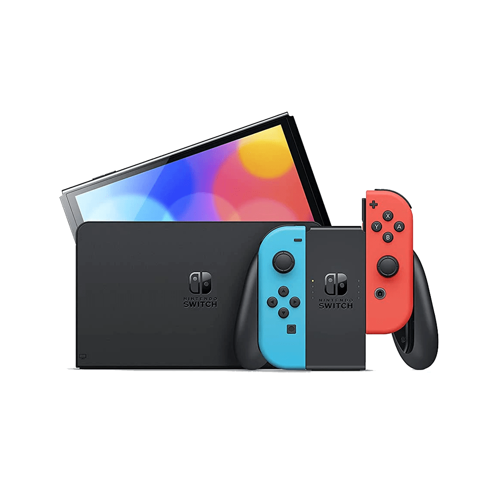 Nintendo-Switch-OLED-Model-Neon-BlueNeon-Red