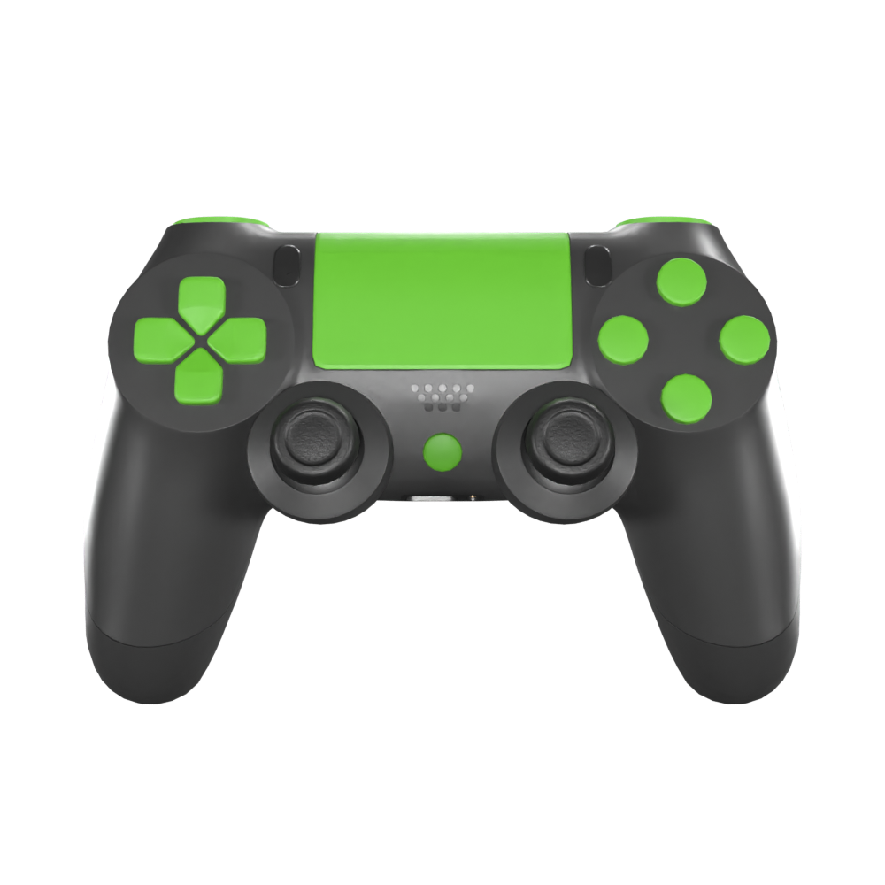 PlayStation-4-Controller-Dark-Series-Green-Edition-Custom-Controller