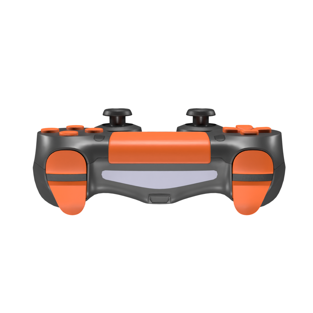 PlayStation-4-Controller-Dark-Series-Orange-Edition-Custom-Controller-3
