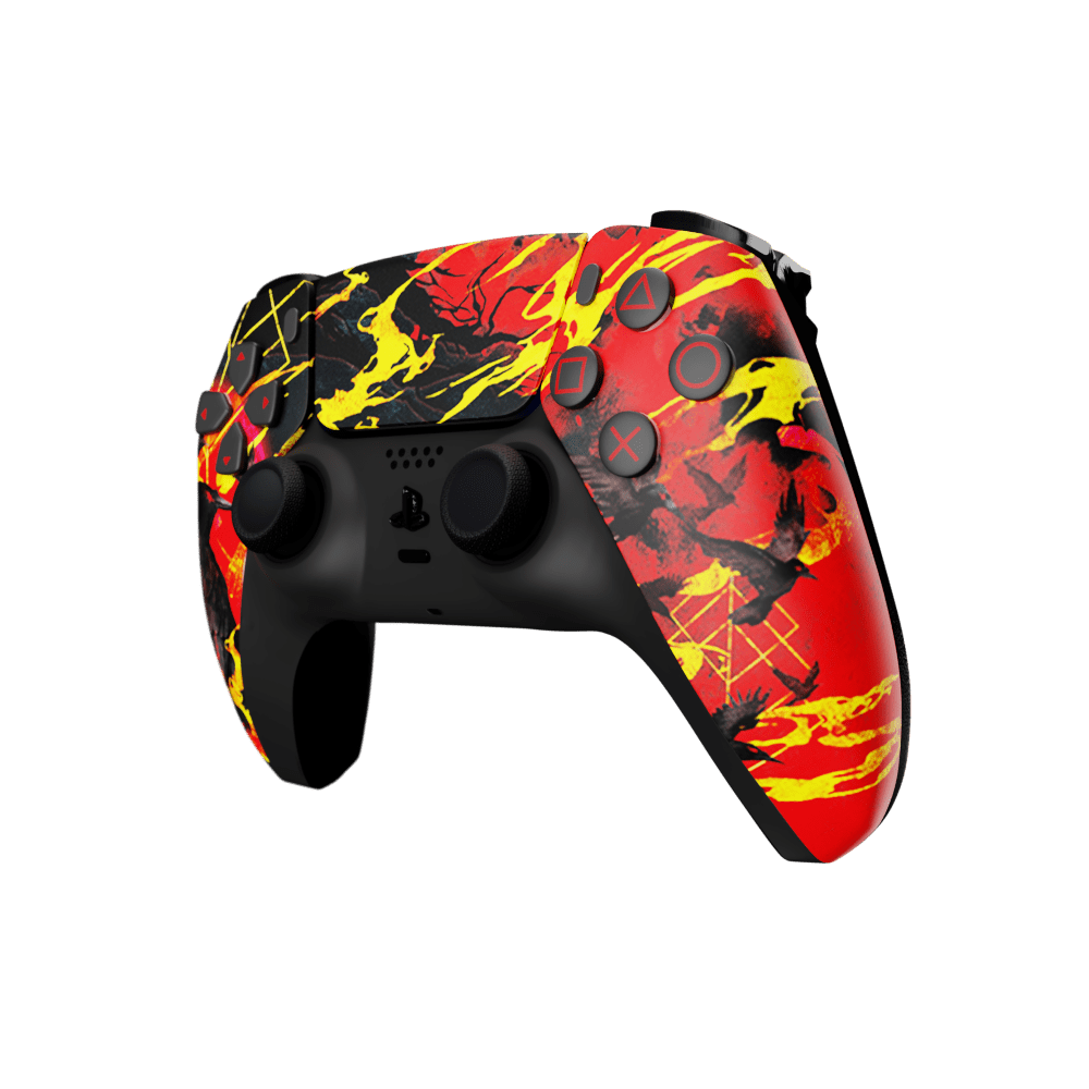 PlayStation-5-DualSense-PS5-Custom-Controller-Red-Raven-Edition-2