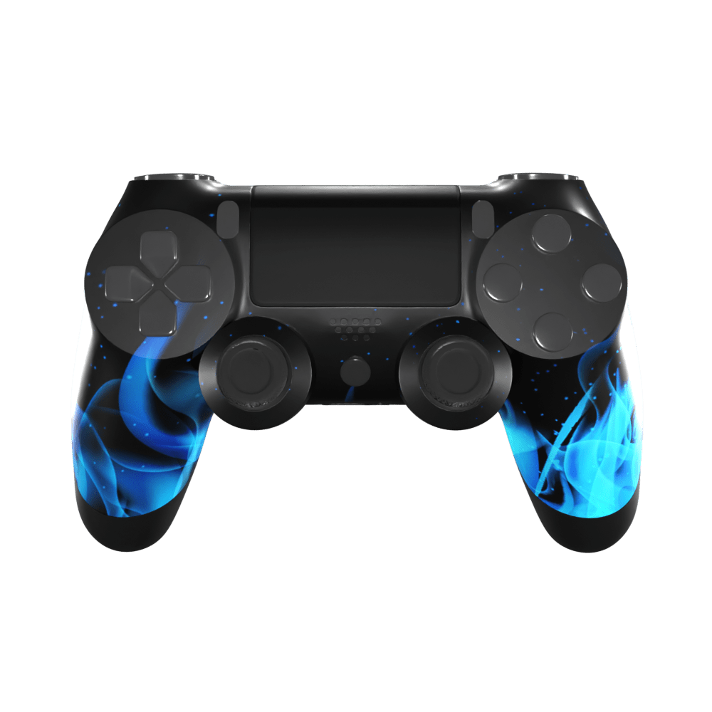 Playstation-4-Controller-Blue-Flame-Edition-Custom-Controller