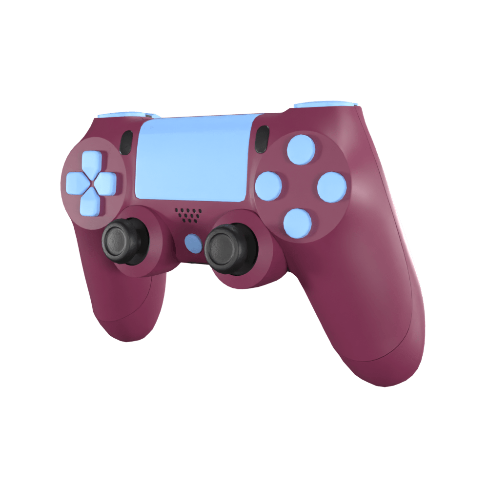 Playstation-4-Controller-Claret-and-Blue-Edition-Custom-Controller-2