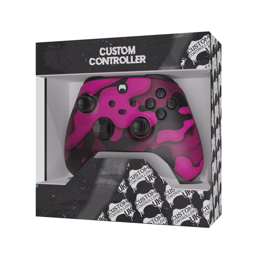 Xbox Series X / S Controller Custom Pink Fade Replacement Front